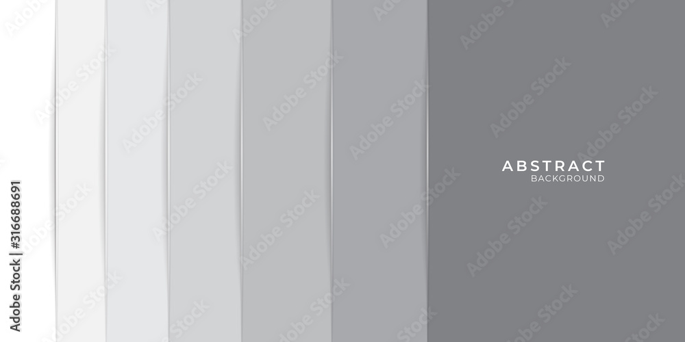 Abstract modern grey silver white background lines rectangle vector illustration presentation design. Suit for business, corporate, institution, conference, party, festive, seminar, and talks.