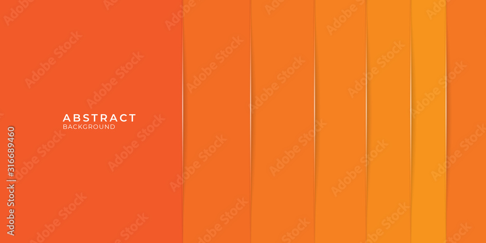Abstract modern orange lines background vector illustration presentation design. Suit for business, corporate, institution, conference, party, festive, seminar, and talks.