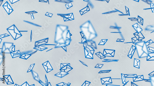 Lots of email signs falling...