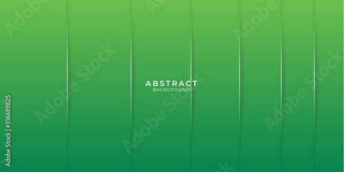 Abstract modern green lines background vector illustration presentation design. Suit for business, corporate, institution, conference, party, festive, seminar, and talks.