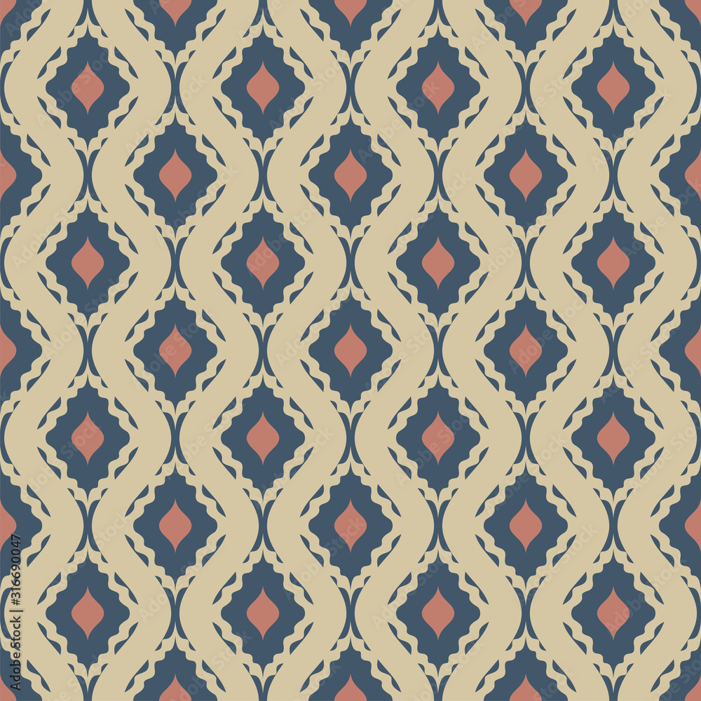 Fototapeta premium retro seamless ornamental pattern