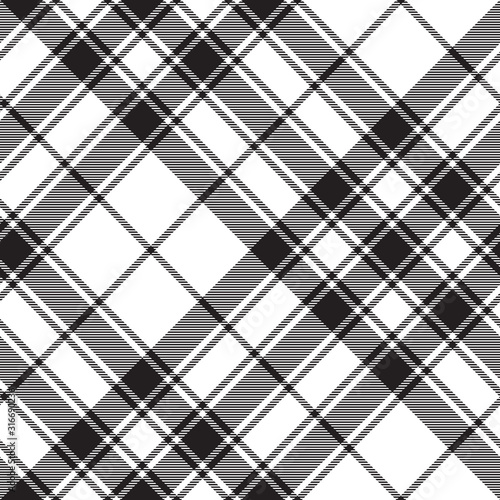 Pride of scotland tartan diagonal fabric texture seamless pattern