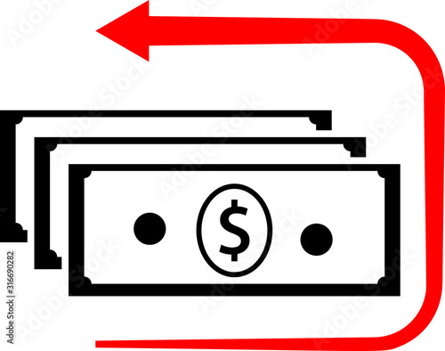 Money Back Dollar Icon