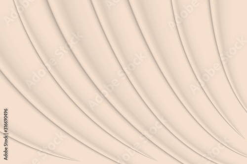 Satin folds background. Vector illustration.