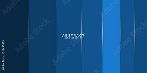 Abstract modern blue lines background vector illustration presentation design. Suit for business, corporate, institution, conference, party, festive, seminar, and talks.