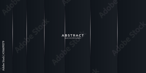 Abstract modern black lines background vector illustration presentation design. Suit for business, corporate, institution, conference, party, festive, seminar, and talks.