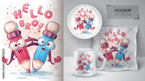 Friends forever poster and merchandising