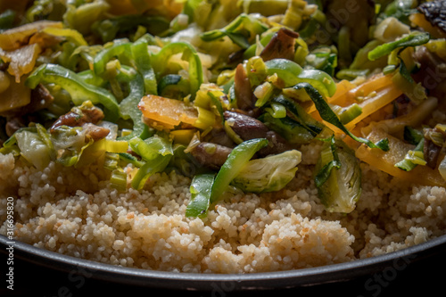 Moroccan couscous with vegetables