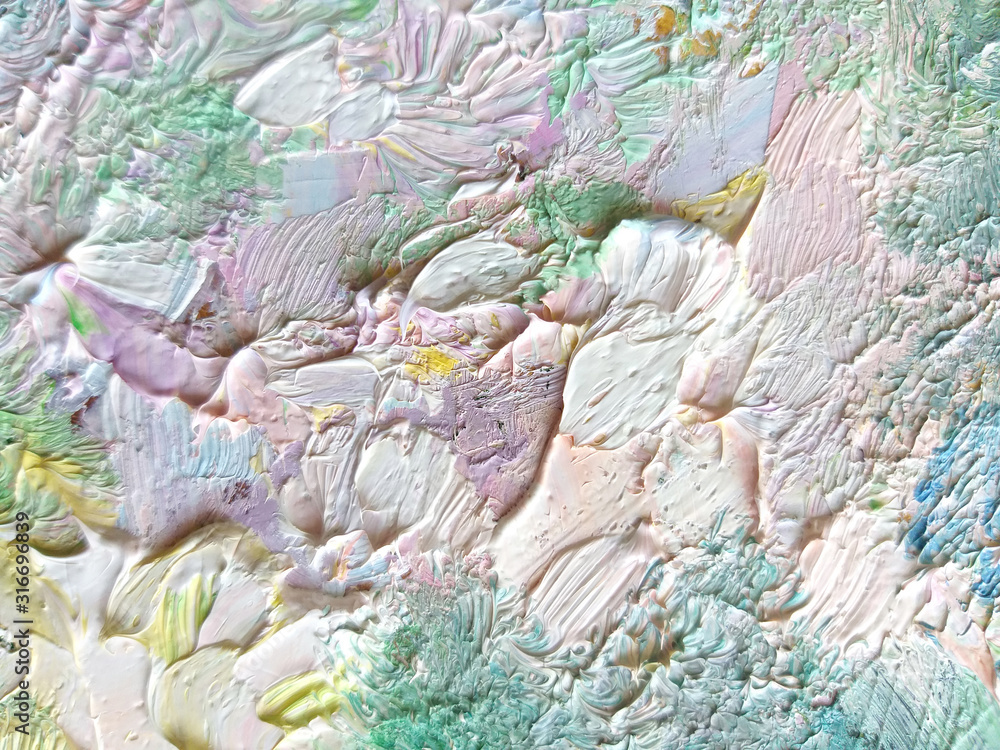 Fototapeta premium Beautiful mixed pastel colors. Wallpaper with texture.