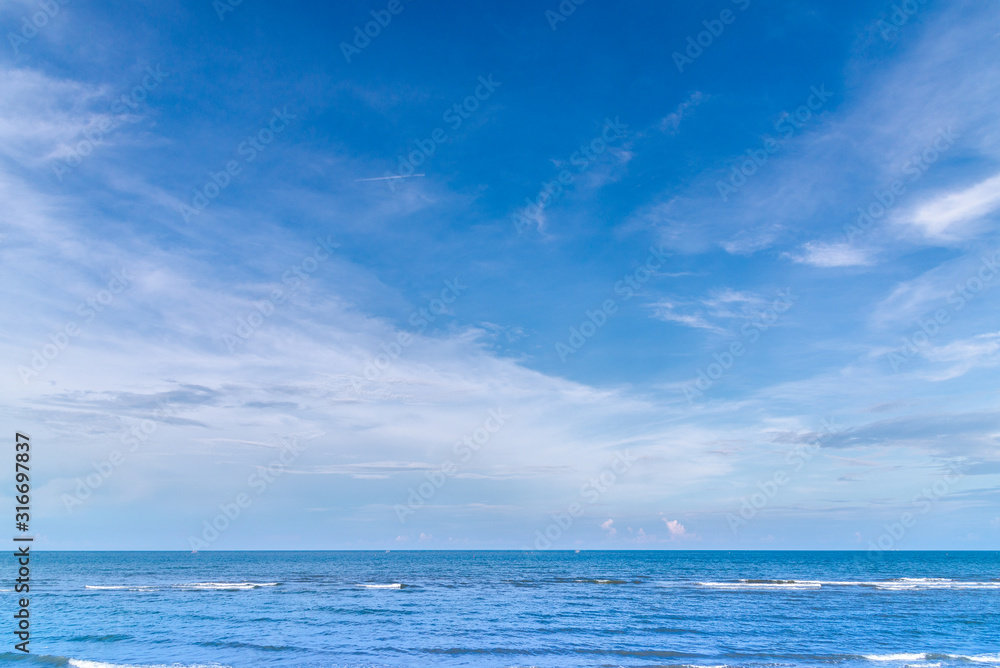 sea and blue sky nature background sea and blue sky nature background