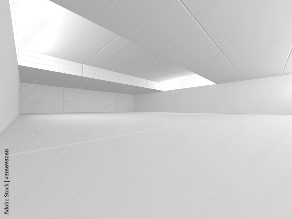 Futuristic White Architecture Design Background Futuristic White Architecture Design Background