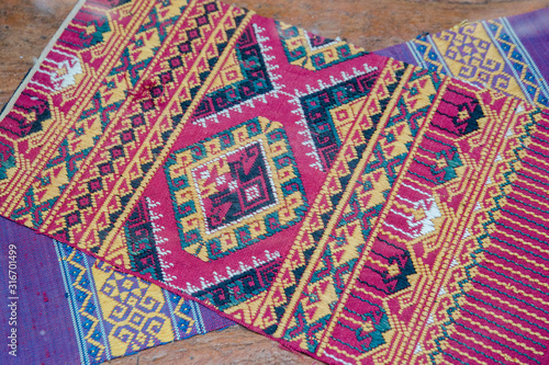 thai fabric texture