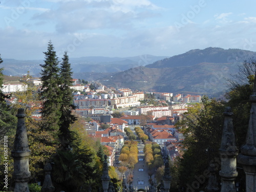 Lamego from the Sanctuary of Our Lady of Remedios
