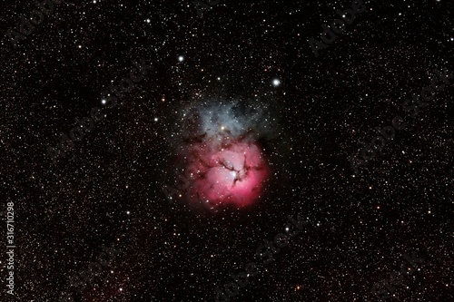 Bild auf Leinwand Trifid Nebula  Namibia
