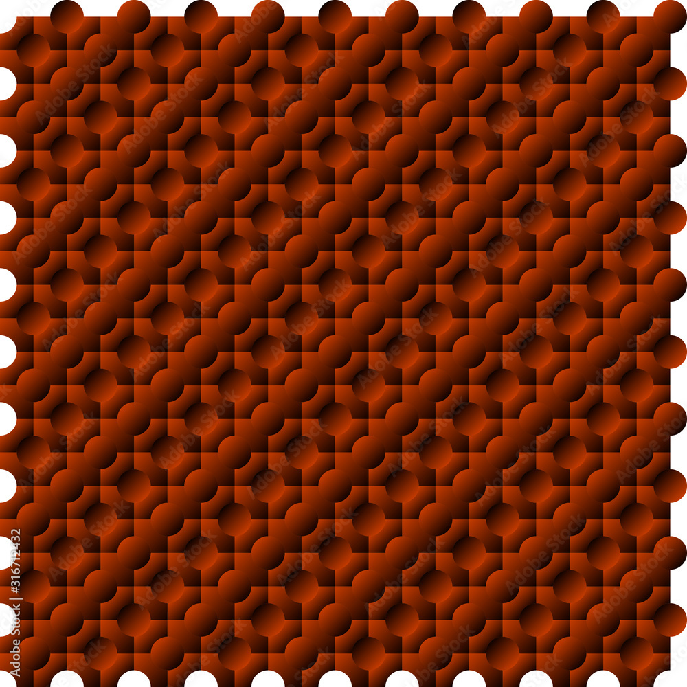 Fototapeta premium 3D background of geometric shapes.