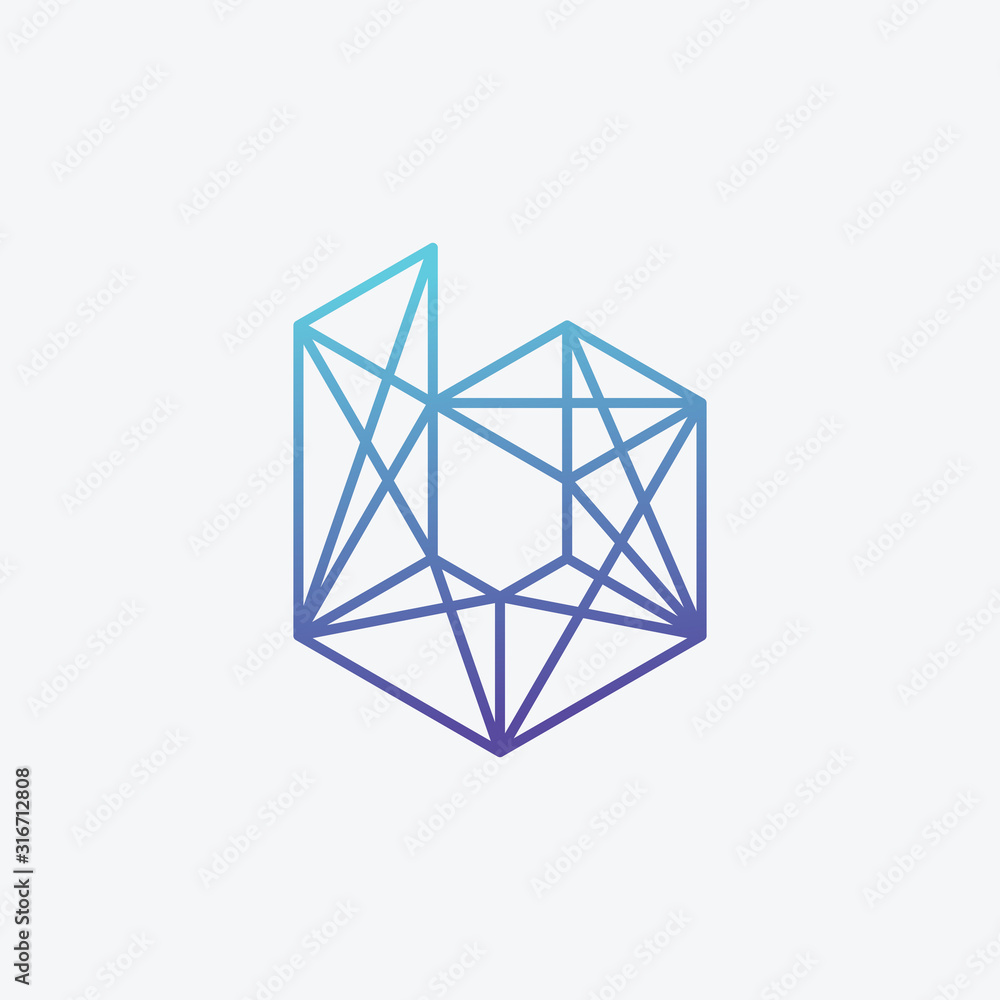 Letter B with circuit logo design template.Technology abstract dot connection cross vector logo icon circle logotype. digital logo - Vector - Vector Letter B with circuit logo design template.Technology abstract dot connection cross vector logo icon circle logotype. digital logo - Vector - Vector