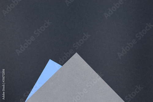 Abstract background, rectangular geometric composition in gray.