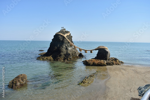 Wedded Rocks in Mie Japan photo