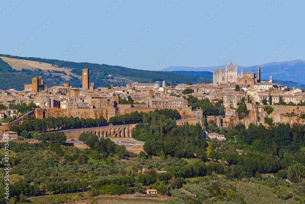 Orvieto medieval town in Italy