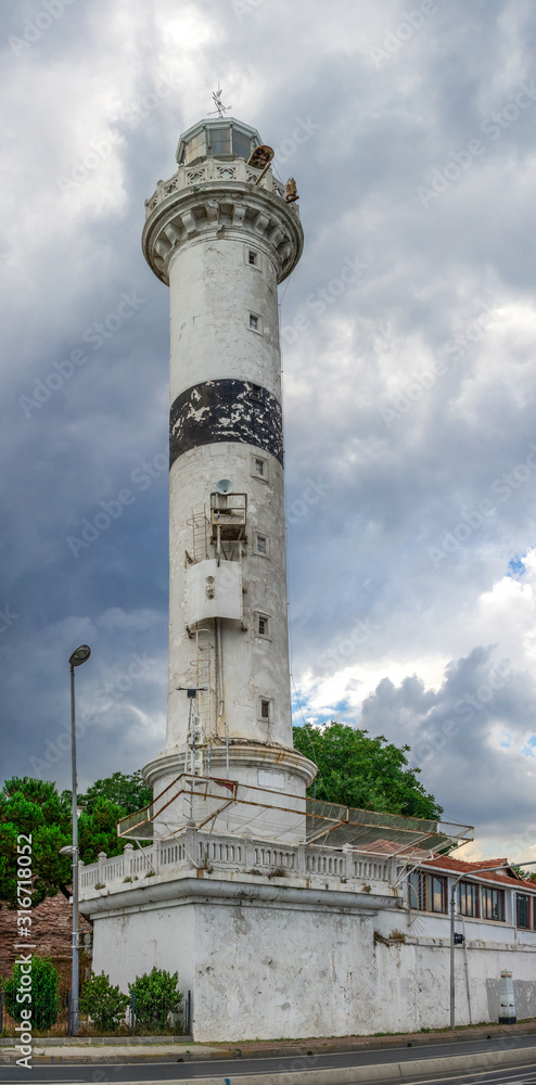 Ahirkapi Lighthouse in Istanbul, Turkey