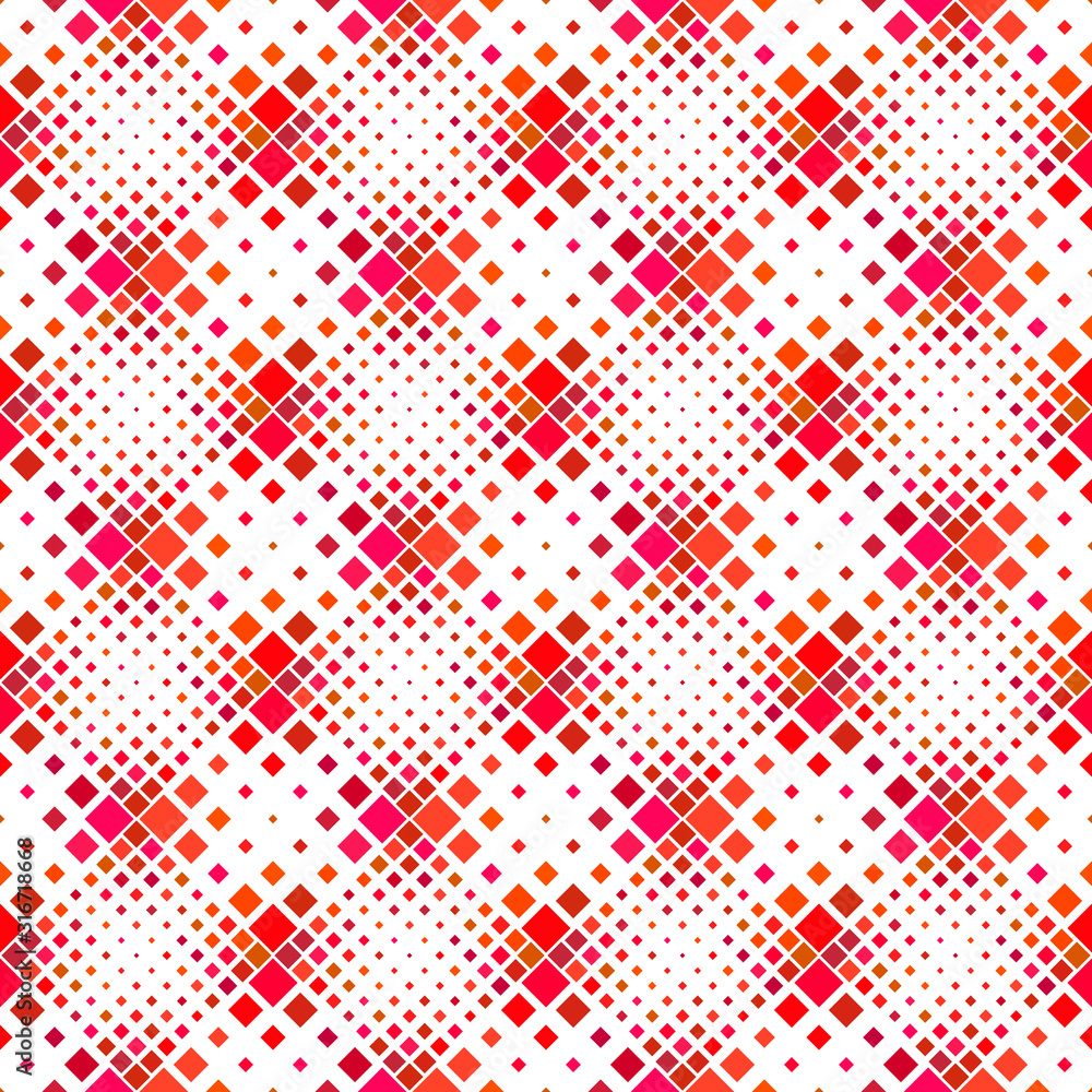 Seamless square pattern background - red vector graphic design from diagonal squares Seamless square pattern background - red vector graphic design from diagonal squares