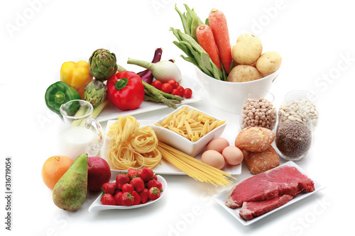 Alimentos dieta saludable. Healthy diet food.