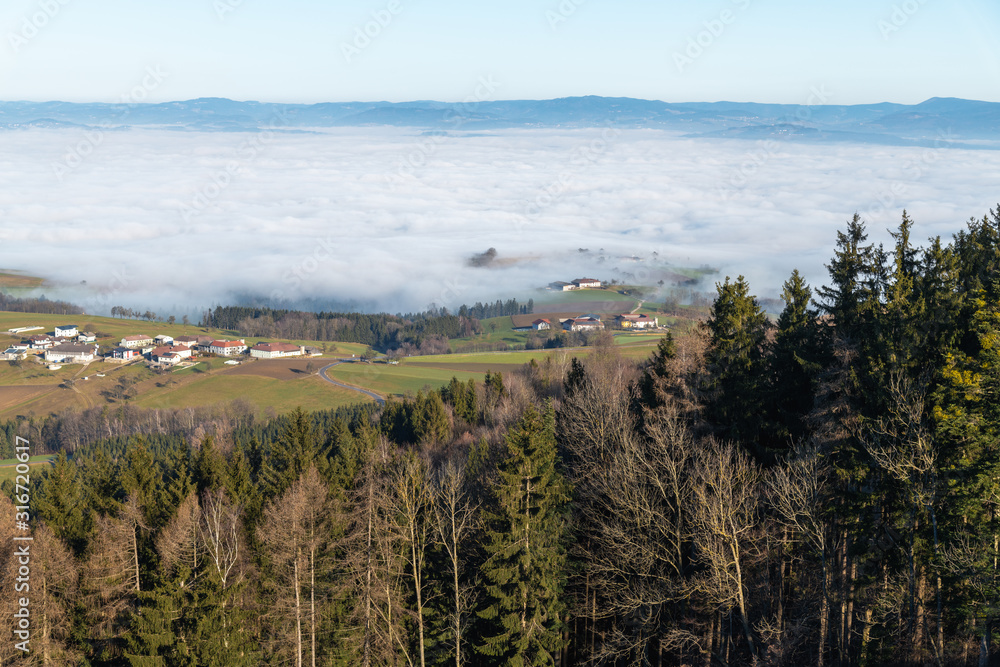 Nebel Landschaft Euratsfeld Nebel Landschaft Euratsfeld