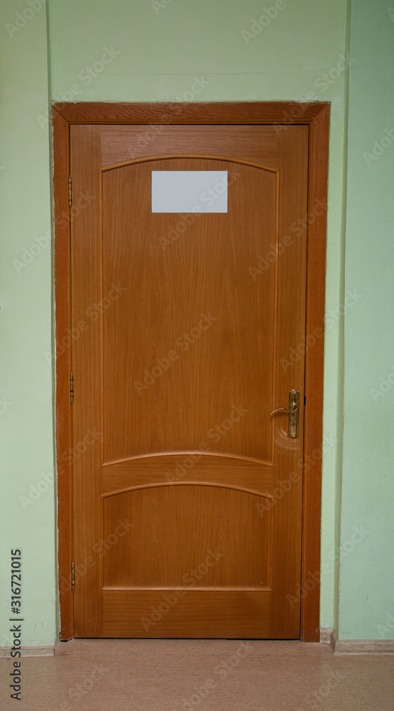 a sign on the door for information of the label pointer a sign on the door for information of the label pointer