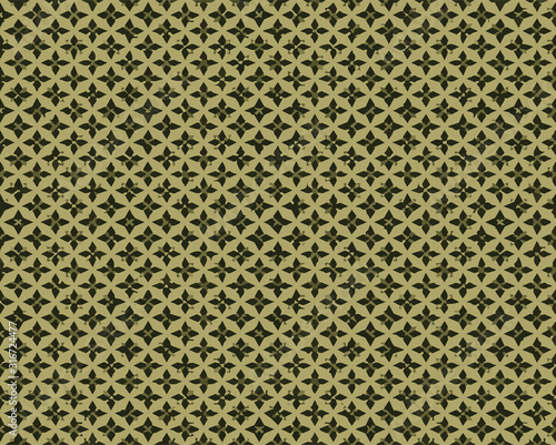 Wallpaper Mural Seamless vector pattern in ornamental style. Geometric desing texture for greeting card and gifts. Torontodigital.ca