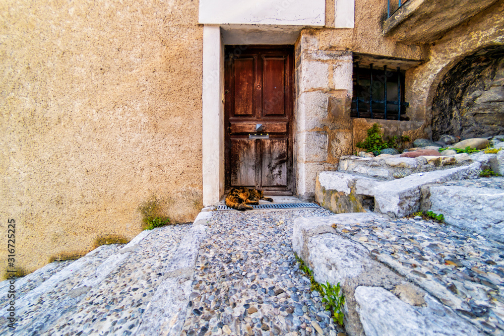 In der Altstadt von Sisteron in der Provence