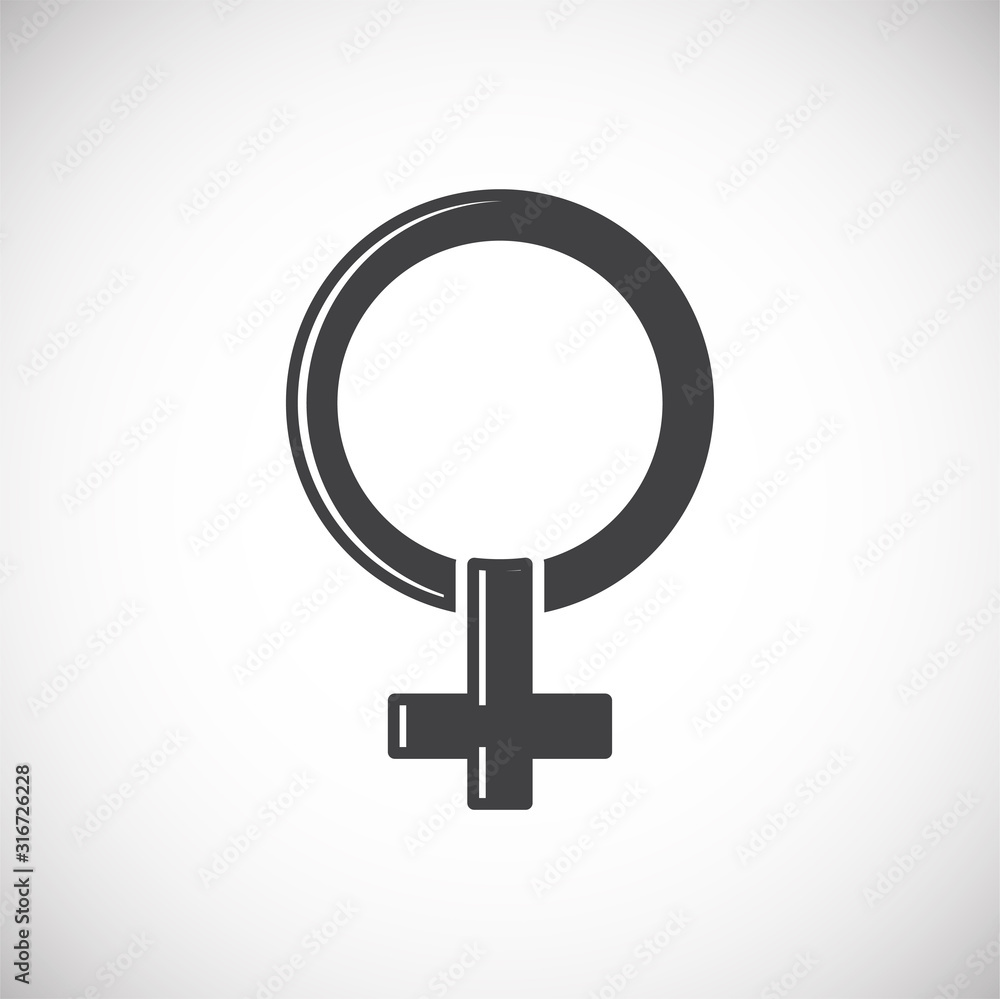 Gender related icon on background for graphic and web design. Creative illustration concept symbol for web or mobile app Gender related icon on background for graphic and web design. Creative illustration concept symbol for web or mobile app