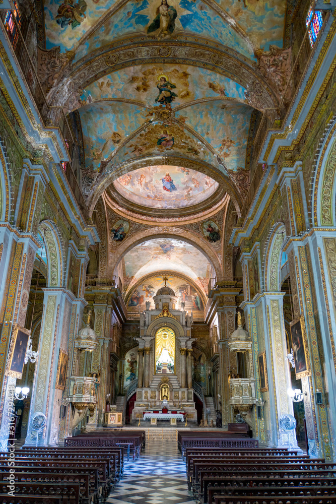 inside a historic cathedral in havana, cuba