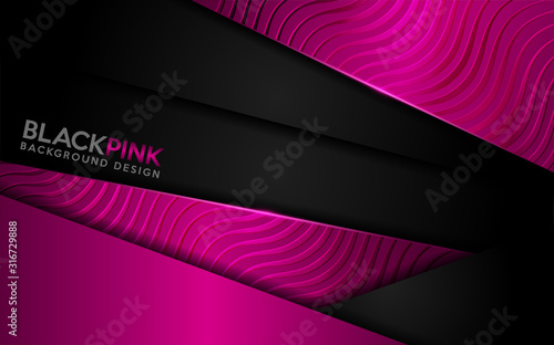 black and pink background combine with shinny textured effect.