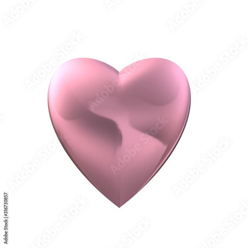 heart isolated on white background