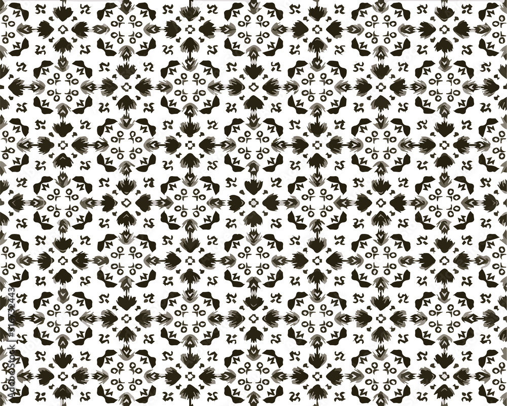 Seamless vector pattern in ornamental style. Geometric desing texture for greeting card and gifts.