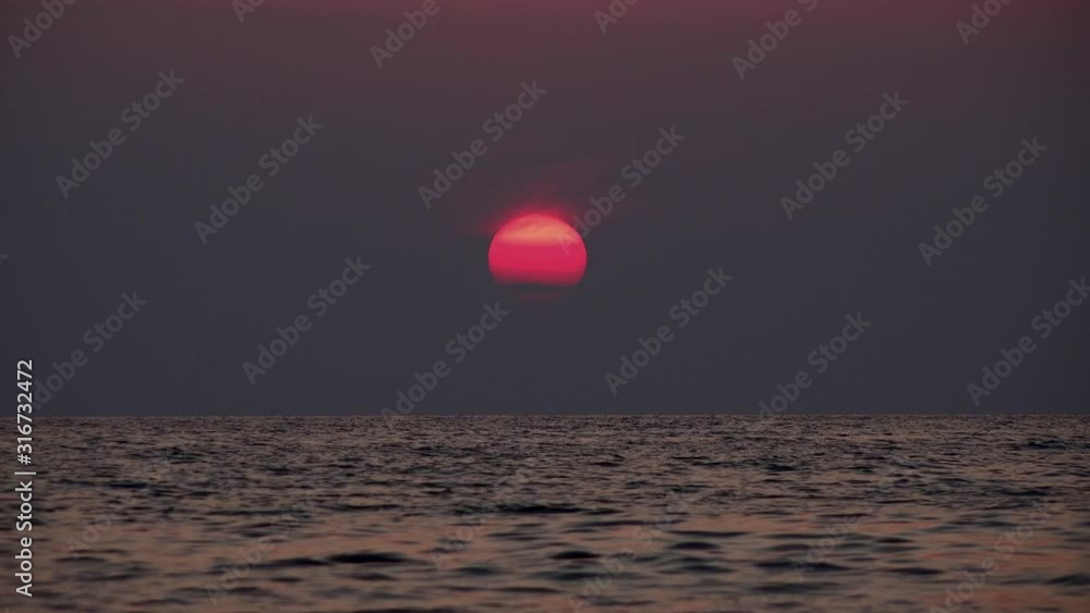 4K Sunset on Beach, Ocean Sea View, Sundown on Seashore, Waves View, Seascape 4K Sunset on Beach, Ocean Sea View, Sundown on Seashore, Waves View, Seascape