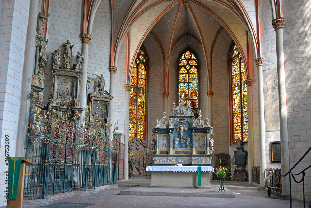 In der Lutherischen Pfarrkirche St. Marien Marburg Lahn