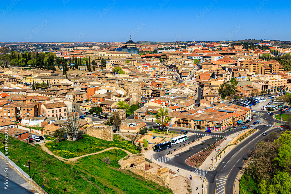Überblich über Toledo bei Madrid / Panorama 