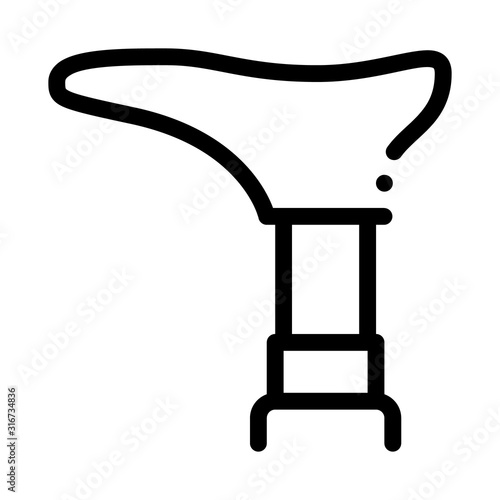 Leg Repair Tool Icon Vector. Outline Leg Repair Tool Sign. Isolated Contour Symbol Illustration