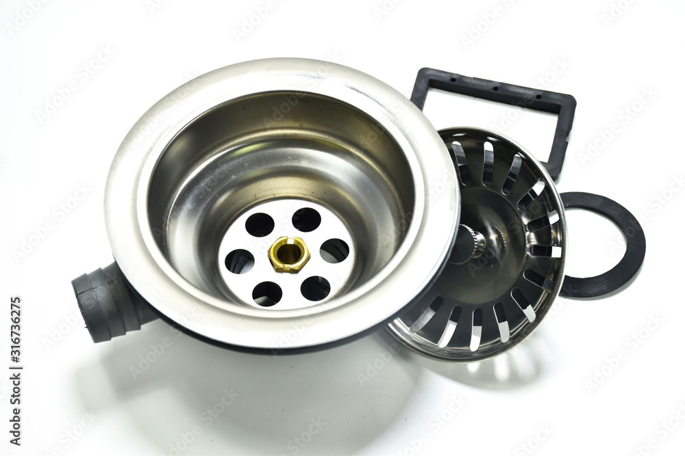 Navel sink stopper placed on a white background. Navel sink stopper placed on a white background.