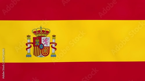 Wallpaper Mural Spanish Flag of Spain isolated alpha channel and luma matte Torontodigital.ca