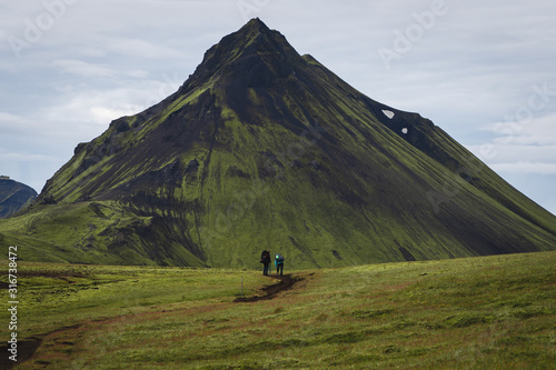 VIews from the Laugavegur trek in Icelandic highlands