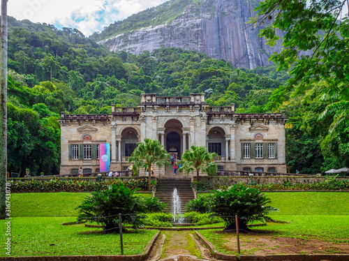 Parque Enrique Lage (Park Lage) is a public park located in Jardim Botanico neighborhood at foot of Corcovado in Rio de Janeiro,  Brazil. photo