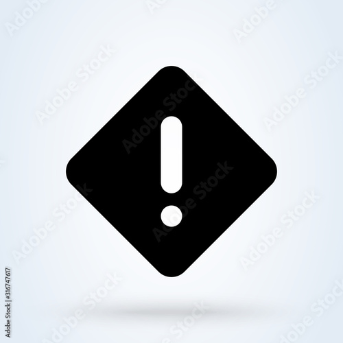 high priority. vector Simple modern icon design illustration.