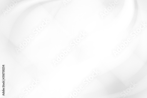 White smooth abstract background. Abstract white and gray color technology modern background design Illustration. Abstract white interior highlights future. Architectural background. © NOKFreelance