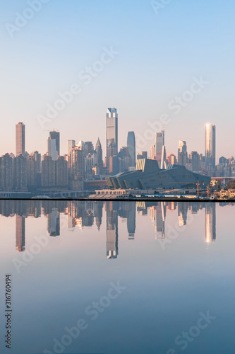 Scenery of high buildings in Chongqing  China