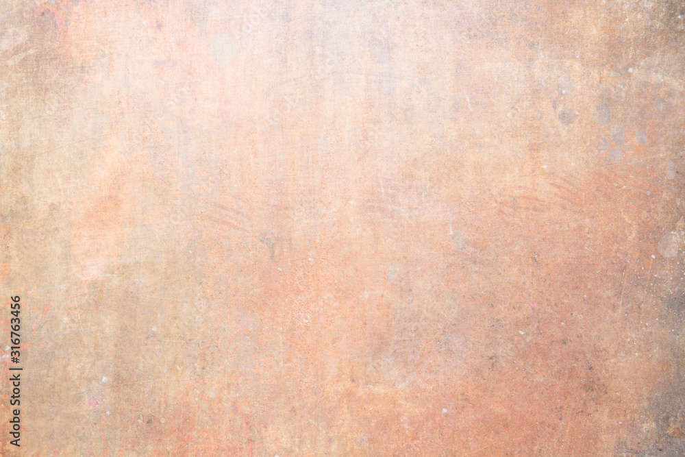 Fototapeta premium Old metallic wall, grungy background or texture