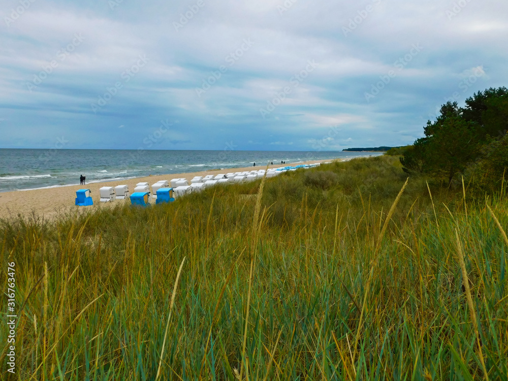 Der Strand an der schönen Ostsee Der Strand an der schönen Ostsee