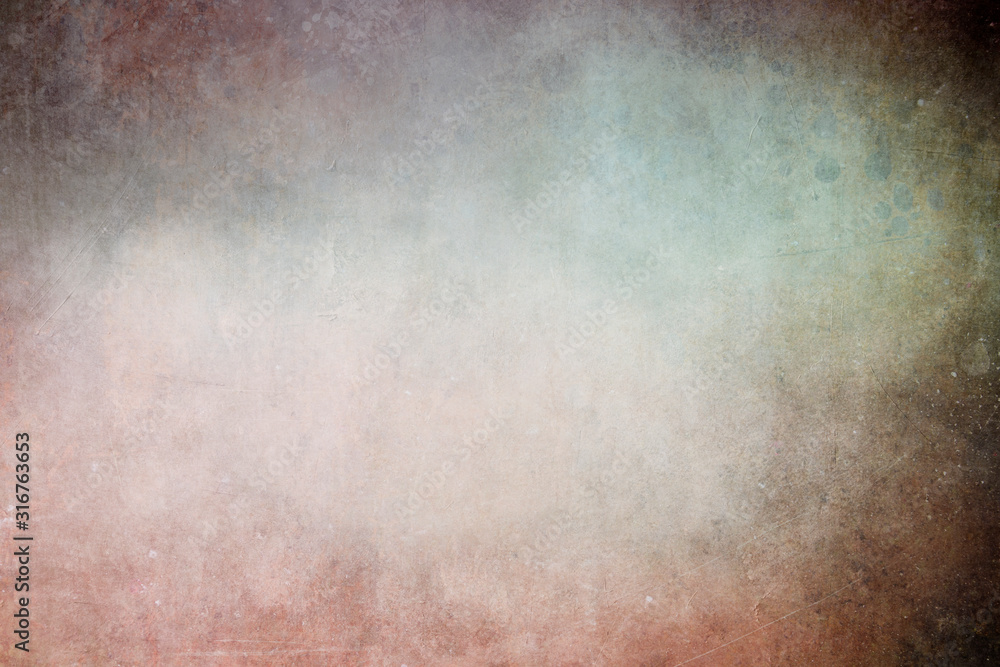 pastel colored grungy backdrop with spotlight