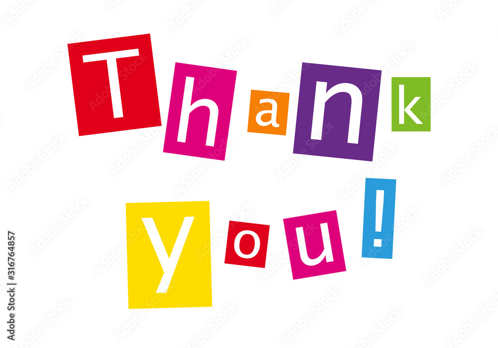 Thank You design. Clipart image isolated on white background Thank You design. Clipart image isolated on white background